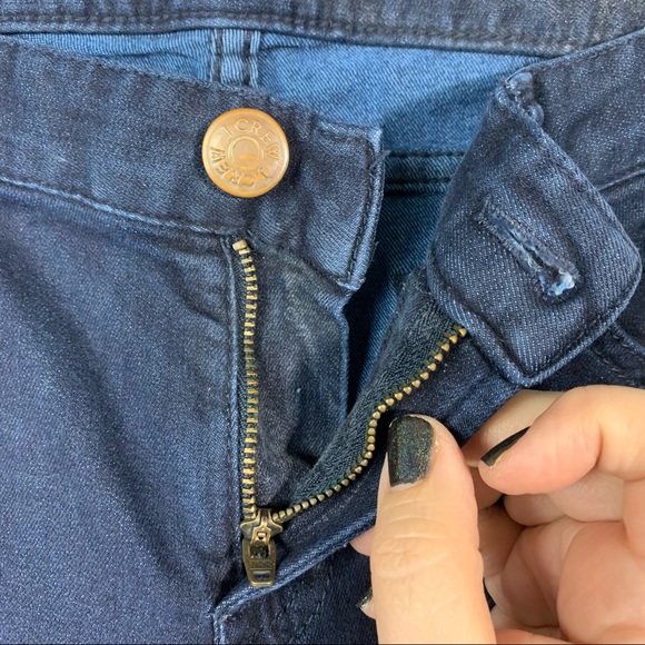 J.Crew Leggy Denim Stretch Skinnies Skinny jeans Dark Wash Size 32  plus sz EUC - Picture 9 of 16